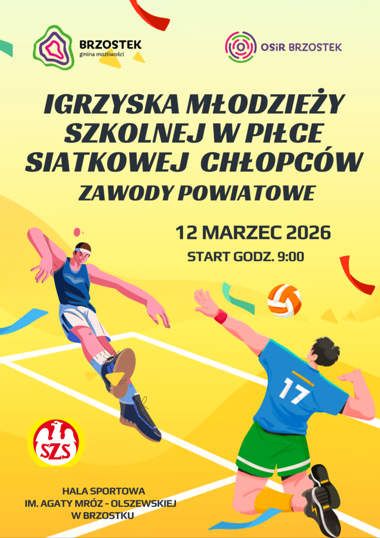 SIATKÓWKA CHŁOPCÓW – POWIATOWY ETAP IGRZYSK MŁODZIEŻY SZKOLNEJ