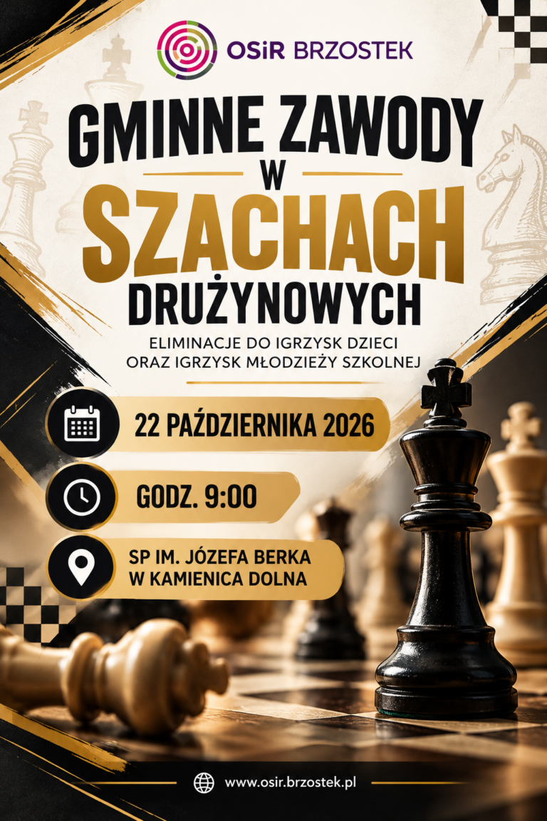 GMINNE ZAWODY W SZACHACH DRUŻYNOWYCH